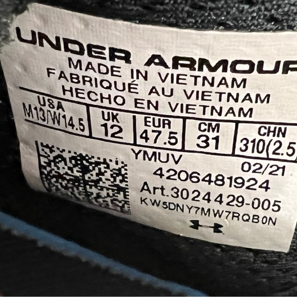 Under Armour Curry flow 8 basketball sneakers men’s size 13 women size 14.5 - Picture 7 of 10